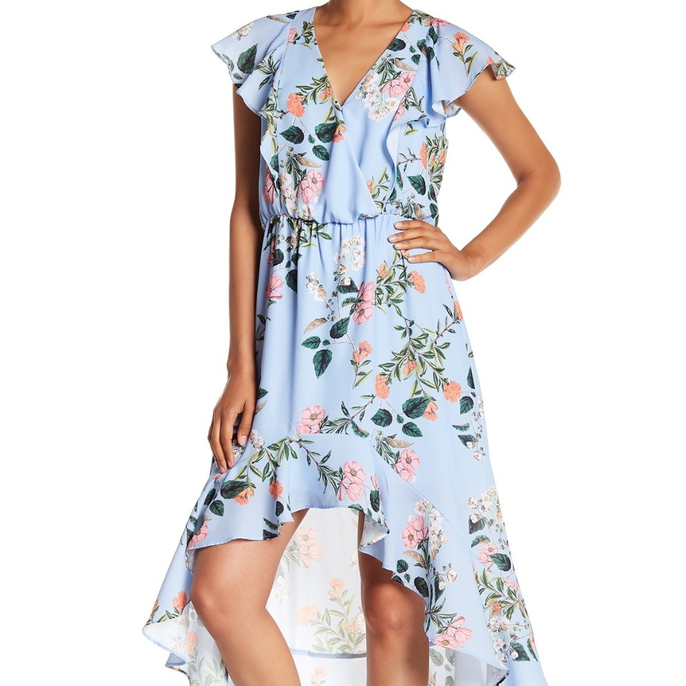 NWT Parker Floral High/Low Dress